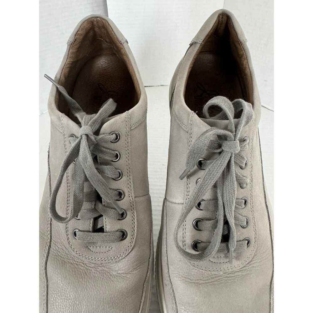 J&M Est 1850 size 10 1/2 M Men's Gray Leather Shoes 27-2329 - Picture 7 of 16